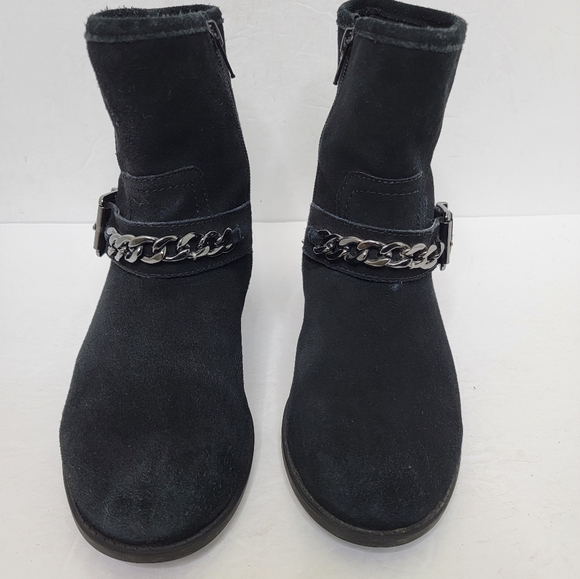 VIONIC Orthaheel Country Crescent Suede Boots Ankle Buckle Size 7.5 - Picture 3 of 14